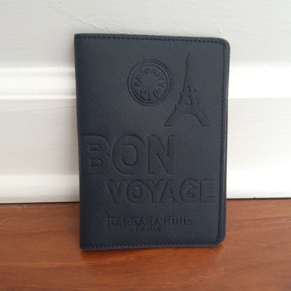 💥New💥BARBARA RIHL Navy Passport/Card Holder